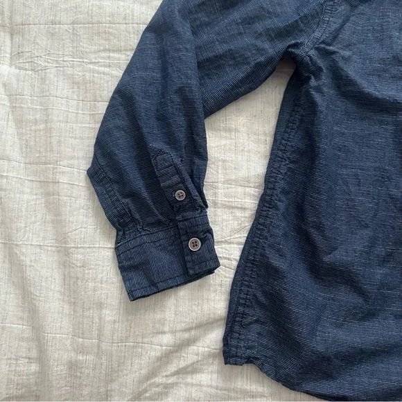 Gymboree Long Sleeve Collared Shirt Boys Size 7-8 - Picture 4 of 6